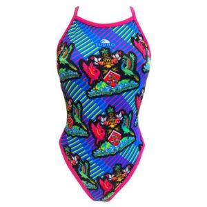 Turbo Emblem Revolution Swimsuit Azul 2XL Mujer