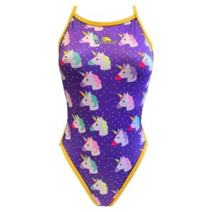 Turbo Unicorn Revolution Swimsuit Lila 4XL Mujer