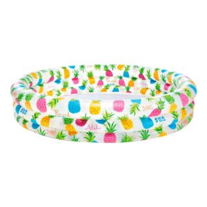 Intex Fishes 3 Rings Pool Multicolor 204 Liters