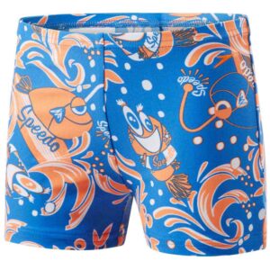 Speedo Solarpop Essential Allover Swim Boxer Azul 24 Months Niño