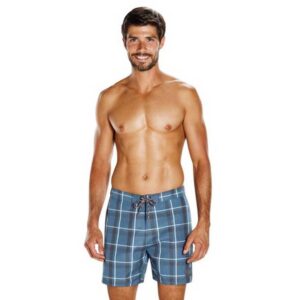 Speedo Yd Check Leisure 16´´ Swimming Shorts Gris S Hombre