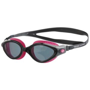 Speedo Futura Biofuse Flexiseal Swimming Goggles Woman Negro,Rosa