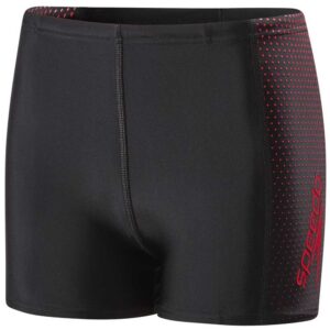 Speedo Gala Logo Panel Swim Boxer Negro UK 24 Hombre