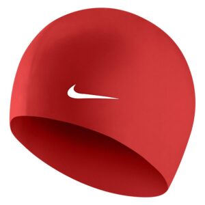 Nike Swim Solid Silicone Swimming Cap Rojo