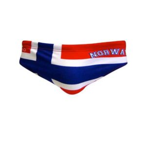 Turbo Norway Swimming Brief Rojo 5-6 Years Niño