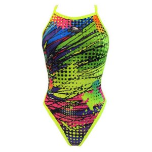 Turbo Kriptonite Swimsuit Multicolor 5XL Mujer
