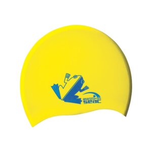 Seacsub Silicone Junior Swimming Cap Amarillo