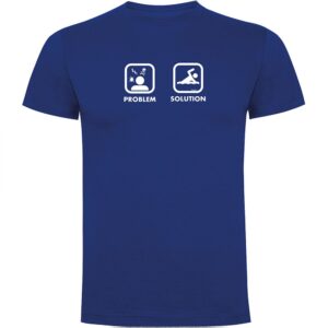 Kruskis Problem Solution Swim Short Sleeve T-shirt Azul 3XL Hombre