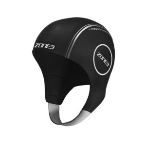 Zone3 Swim Neoprene Cap Rojo,Negro XS