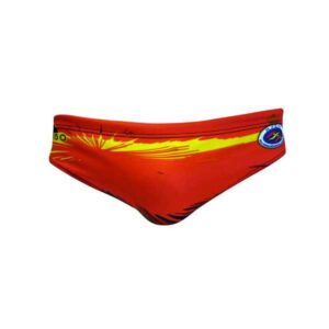 Turbo Spain Oficial Swimming Brief Amarillo,Rojo 3-4 Years Niño