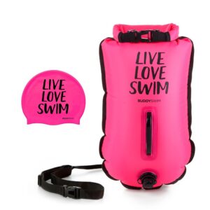 Buddyswim Live Love Swim Buoy 20l Rosa 20 Liters