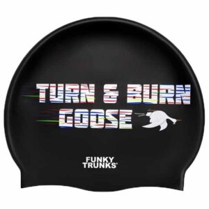 Funky Trunks Silicone Swimming Cap Negro