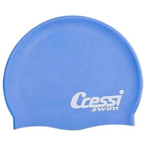 Cressi Silicone Swimming Cap Azul