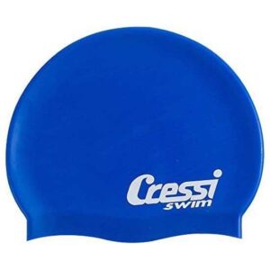 Cressi Silicone Swimming Cap Azul