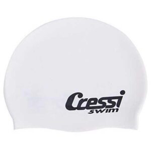 Cressi Silicone Swimming Cap Blanco