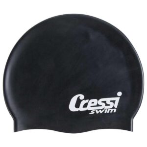 Cressi Silicone Swimming Cap Negro