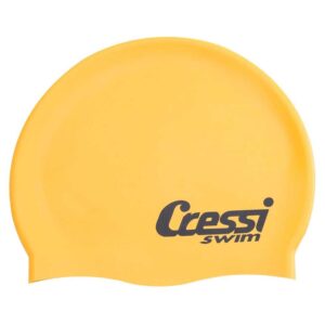 Cressi Silicone Junior Swimming Cap Amarillo