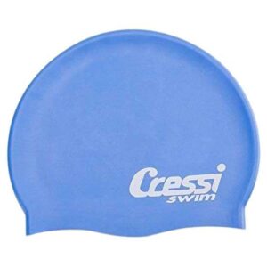 Cressi Silicone Junior Swimming Cap Azul