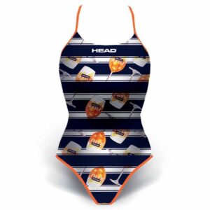 Head Swimming Cocktail Swimsuit Blanco,Azul IT 40 Mujer