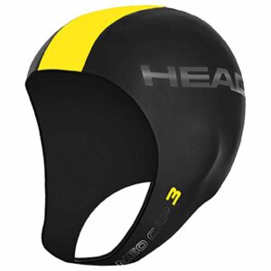 Head Swimming Neo 3 Neoprene Cap Amarillo,Negro L-XL