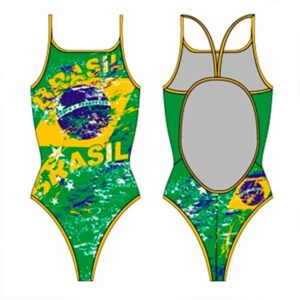 Turbo Brazil Swimsuit Verde 4XL Mujer