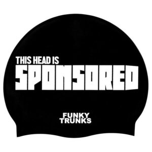 Funky Trunks Silicone Swimming Cap Negro