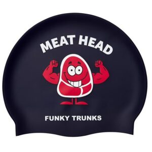 Funky Trunks Silicone Swimming Cap Negro