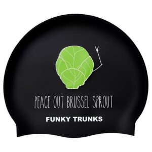 Funky Trunks Silicone Swimming Cap Negro