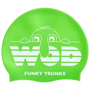 Funky Trunks Silicone Swimming Cap Verde