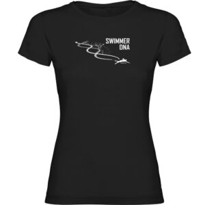 Kruskis Swimming Dna Short Sleeve T-shirt Negro S Mujer