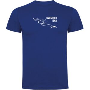 Kruskis Swimming Dna Short Sleeve T-shirt Azul S Hombre