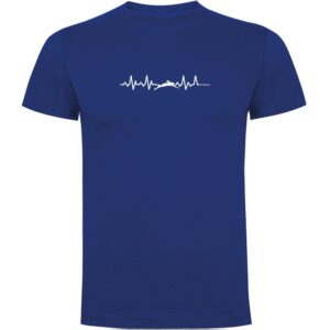 Kruskis Swimming Heartbeat Short Sleeve T-shirt Azul 2XL Hombre