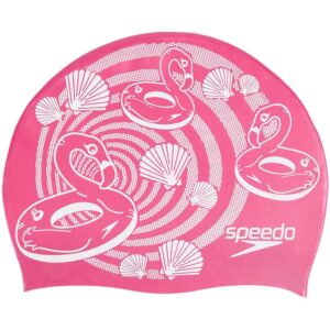 Speedo Slogan Junior Swimming Cap Rosa