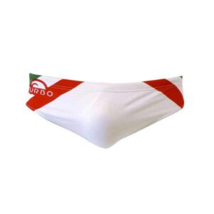 Turbo Italy Swimming Brief Blanco 7-8 Years Niño