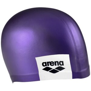 Arena Logo Moulded Swimming Cap Lila