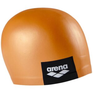 Arena Logo Moulded Swimming Cap Naranja