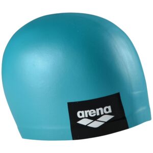 Arena Logo Moulded Swimming Cap Verde