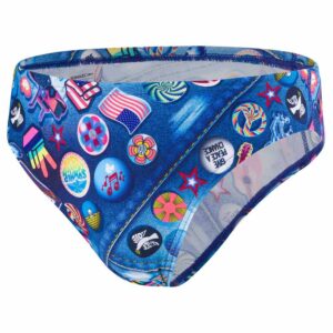 Speedo Psychedelic Dreams 5 Cm Swimming Brief Azul UK 28 Hombre