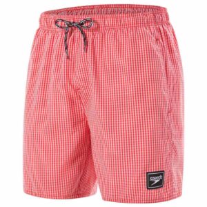 Speedo Stripe Leisure 16´´ Swimming Shorts Rojo,Blanco M Hombre