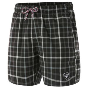 Speedo Stripe Leisure 16´´ Swimming Shorts Negro,Gris S Hombre
