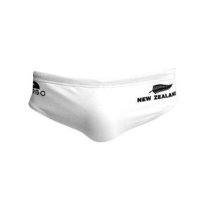 Turbo All White Swimming Brief Blanco 5-6 Years Niño