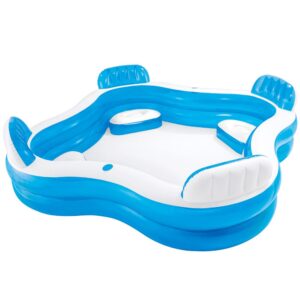 Intex Inflatable Pool With Seats Blanco 990 Liters
