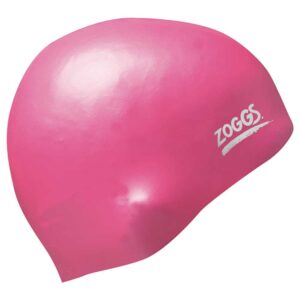 Zoggs Easy Fit Silicone Swimming Cap Rosa
