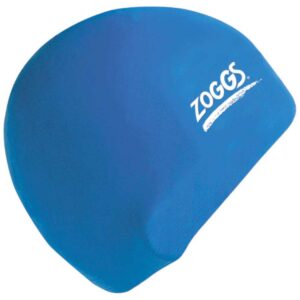 Zoggs Silicone Plain Swimming Cap Azul