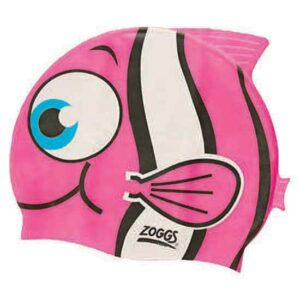 Zoggs Character Silicone Junior Swimming Cap Rosa