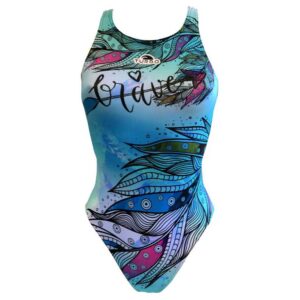 Turbo Brave Swimsuit Azul 2XL Mujer