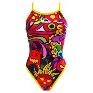 Turbo Crazy Jungle Revolution Swimsuit Multicolor 2XL Mujer