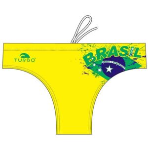Turbo New Brasil Swimming Brief Amarillo 5-6 Years Niño