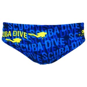 Turbo Scuba Dive Flash Swimming Brief Azul L Hombre