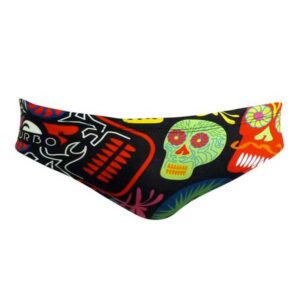Turbo Halloween Skulls Swimming Brief Multicolor 7-8 Years Niño
